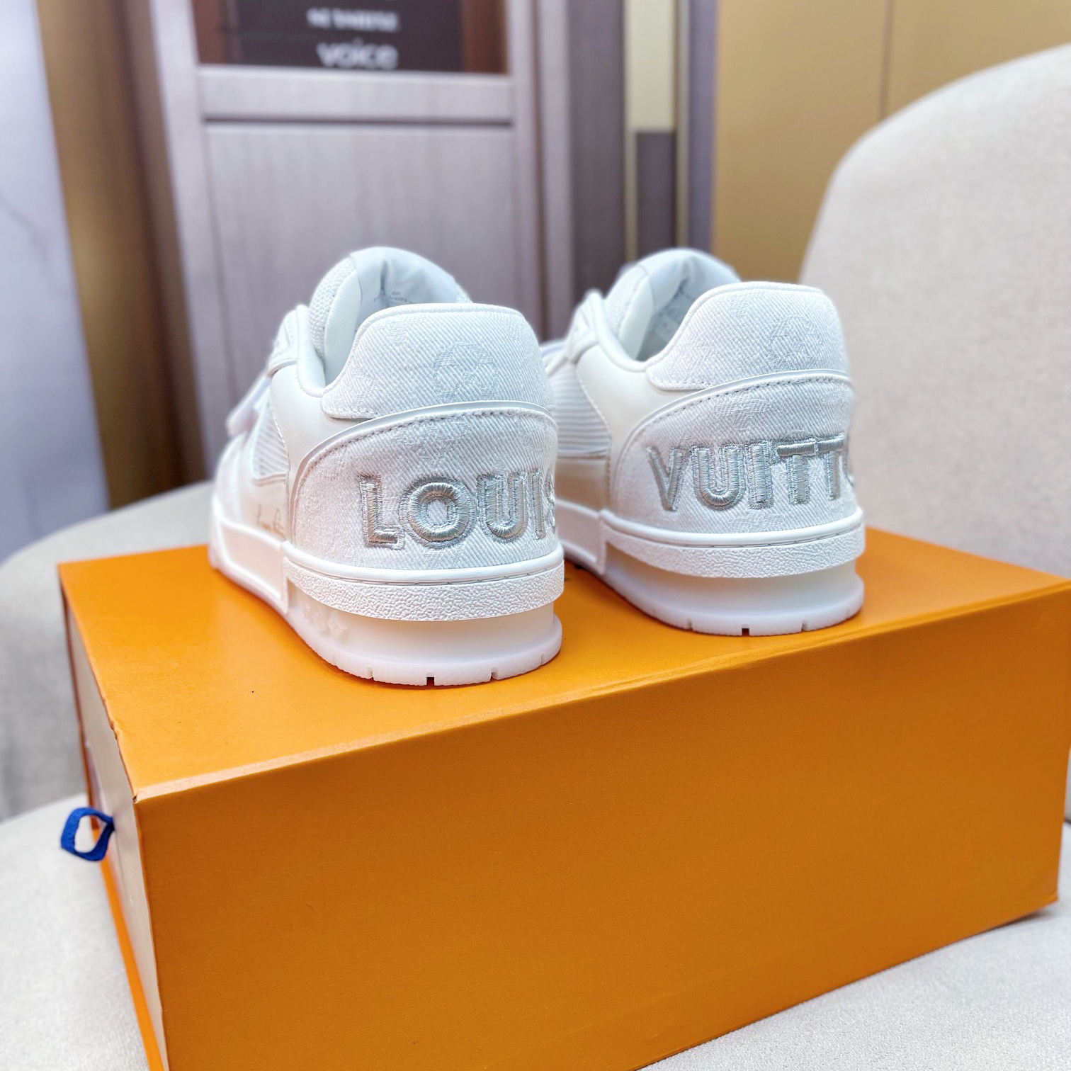 Louis Vuitton Trainer Sneaker(Upon UK Size) - DopestKickz