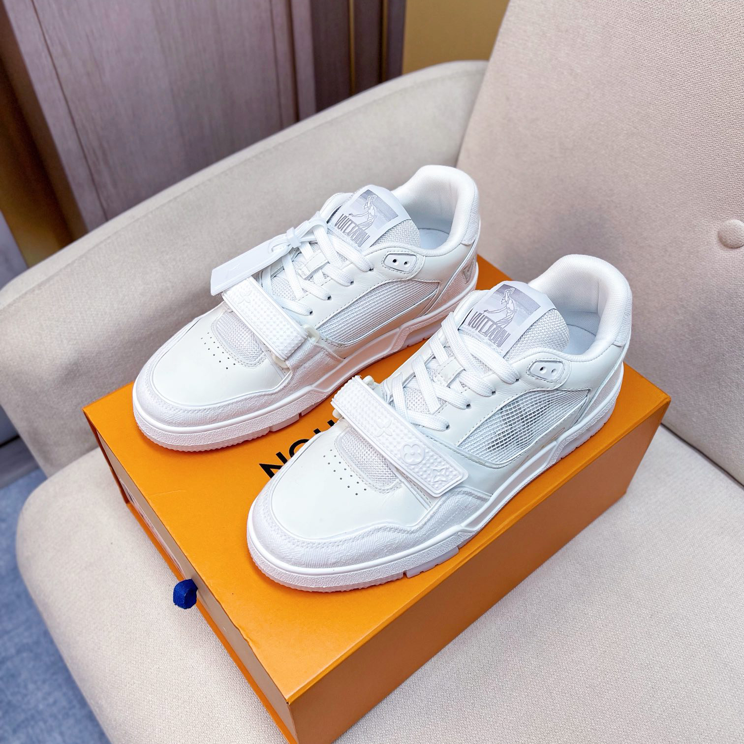 Louis Vuitton Trainer Sneaker(Upon UK Size) - DopestKickz