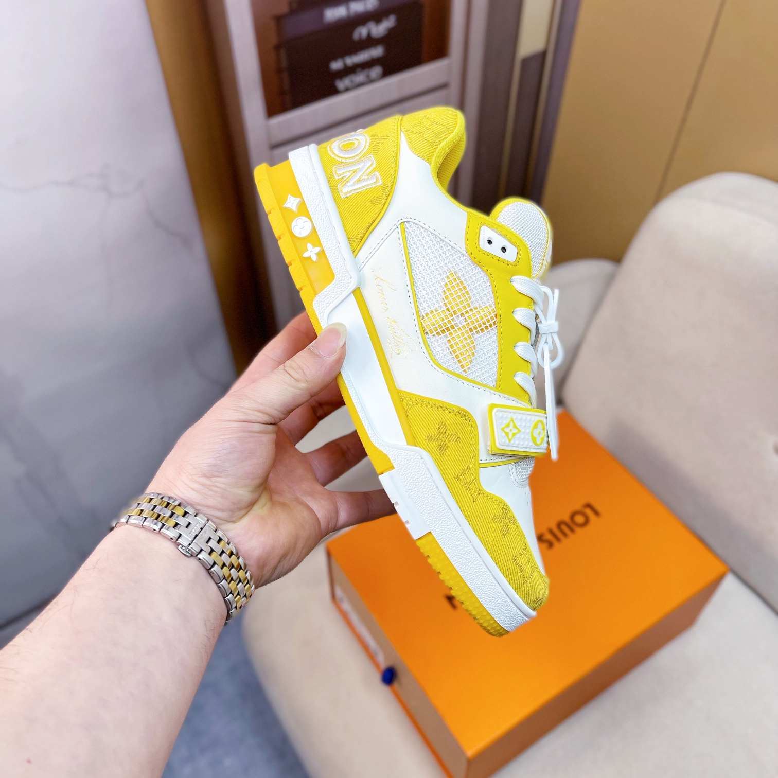 Louis Vuitton Trainer Sneaker - DopestKickz