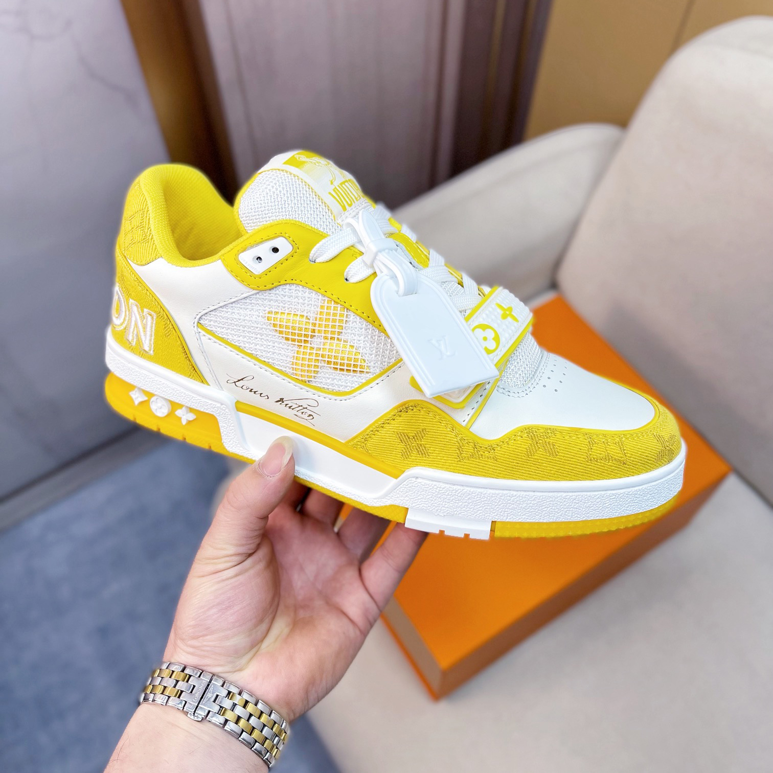 Louis Vuitton Trainer Sneaker - DopestKickz