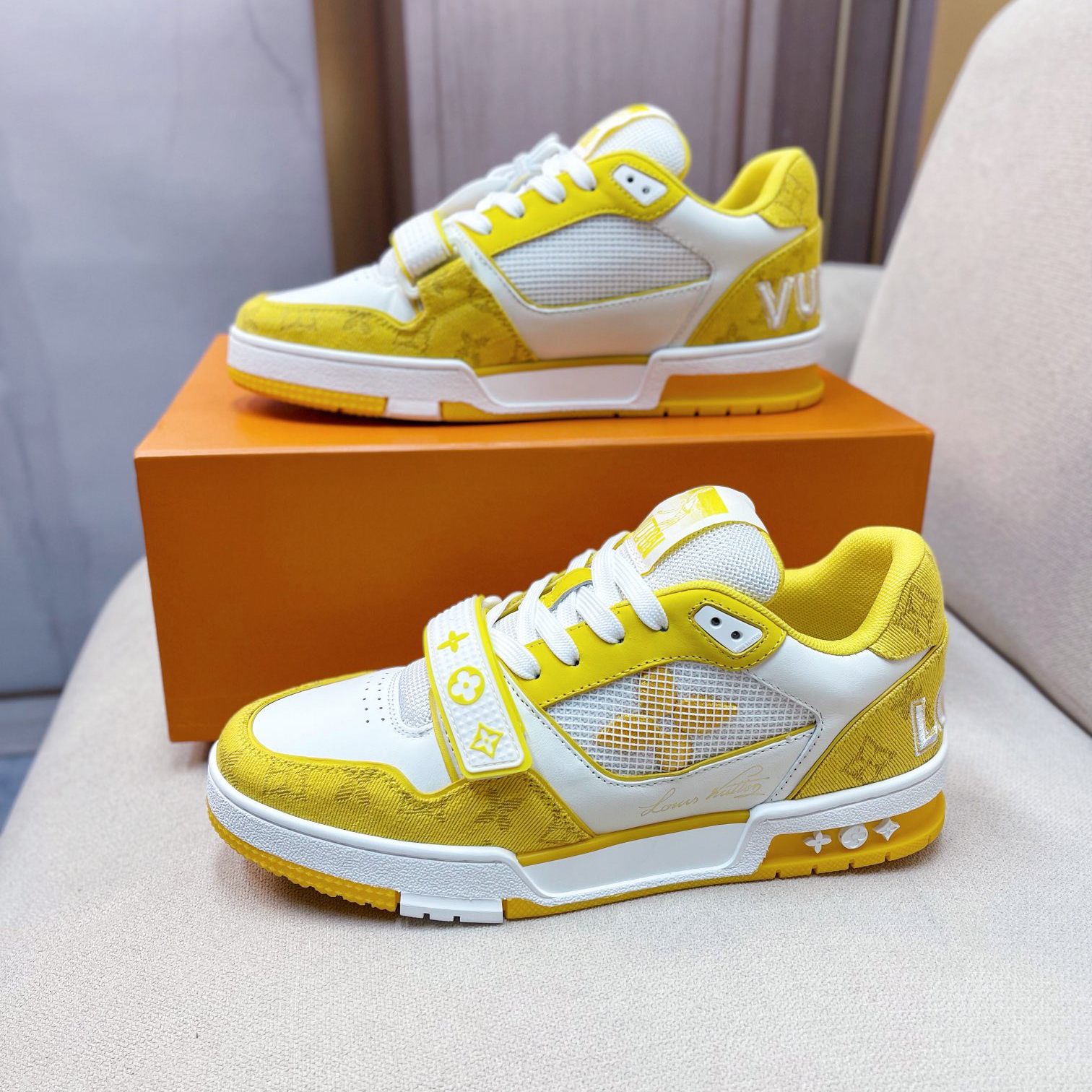 Louis Vuitton Trainer Sneaker - DopestKickz