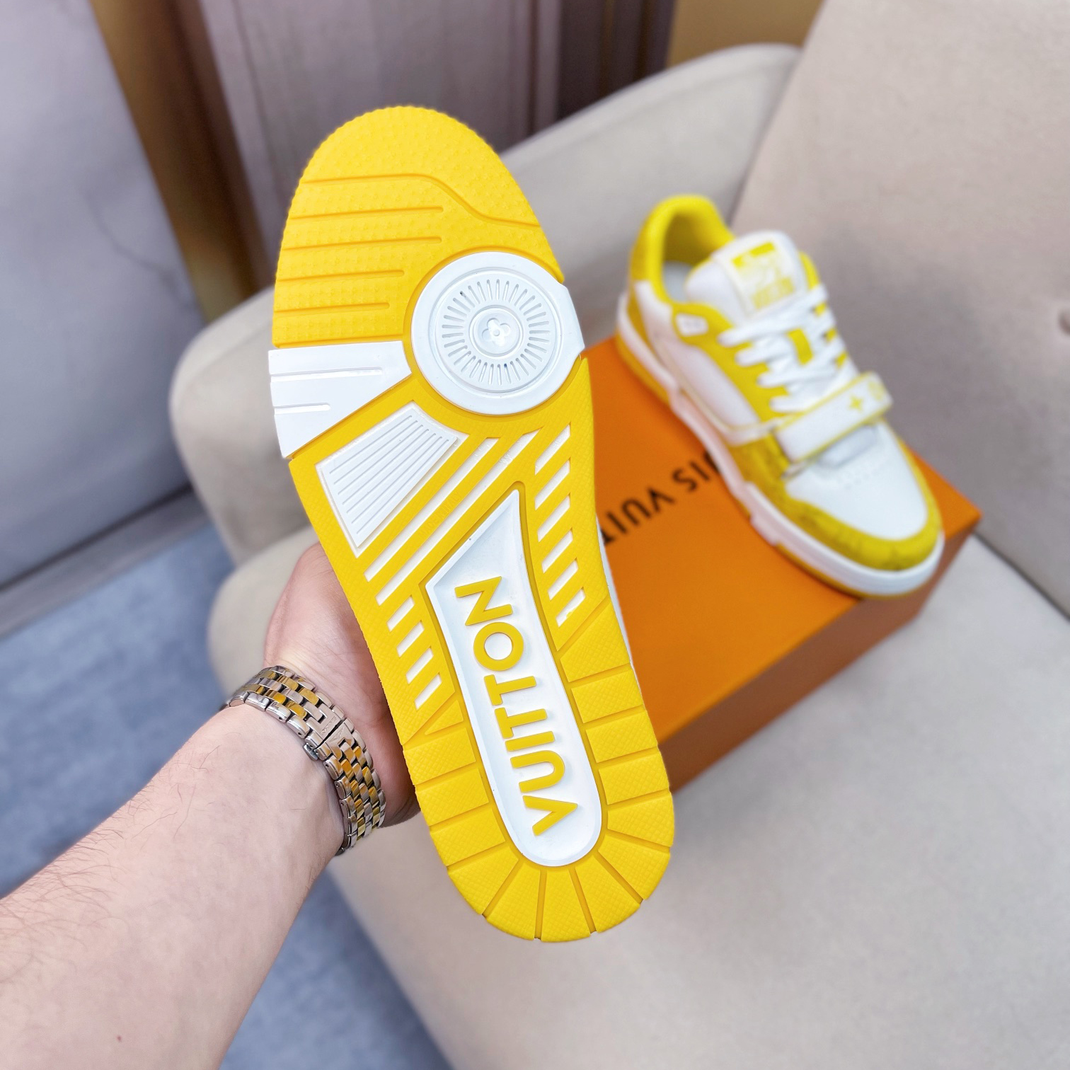 Louis Vuitton Trainer Sneaker - DopestKickz