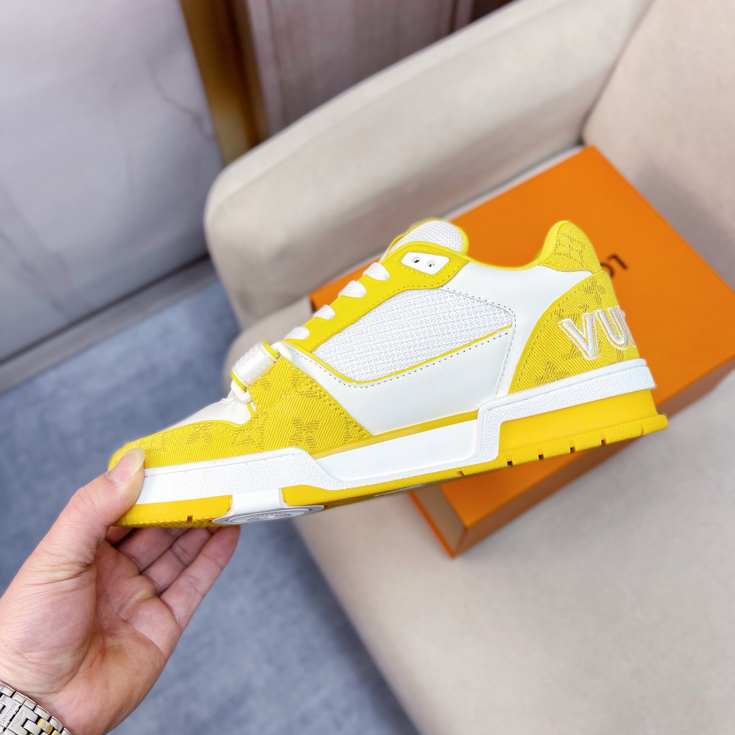 Louis Vuitton Trainer Sneaker - DopestKickz