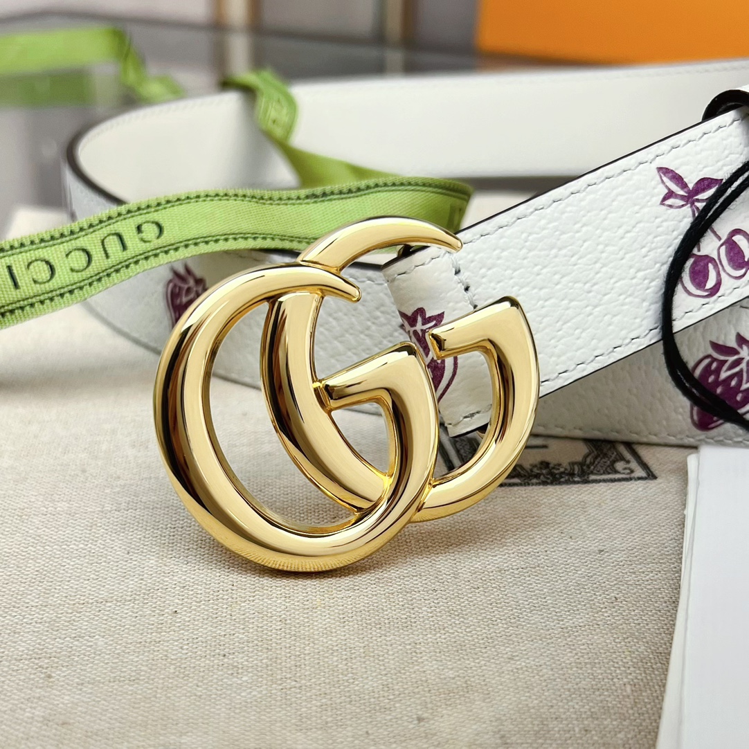 Gucci  GG Marmont Thin Belt - DopestKickz