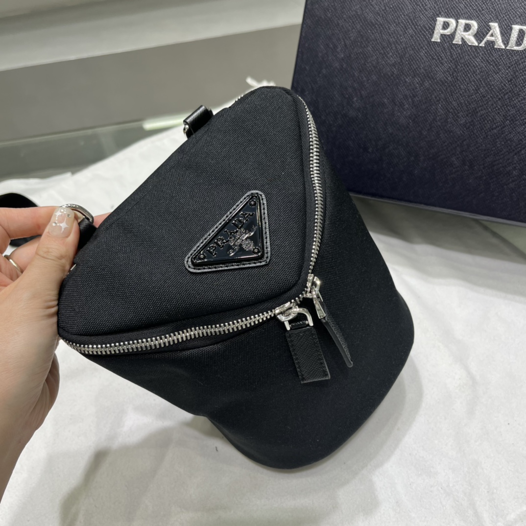 Prada Re-Nylon And Leather Shoulder Bag - DopestKickz