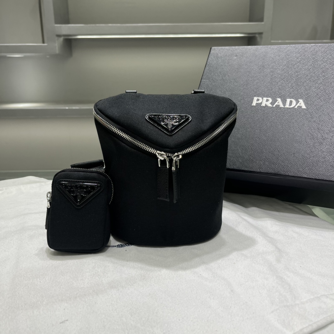 Prada Re-Nylon And Leather Shoulder Bag - DopestKickz