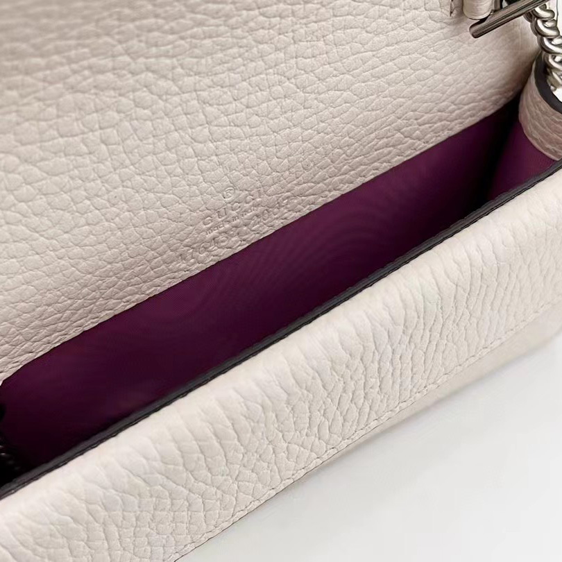 Gucci Dionysus Supermini Ivory Leather Shoulder Bag(16.5-10-4.5CM) - DopestKickz
