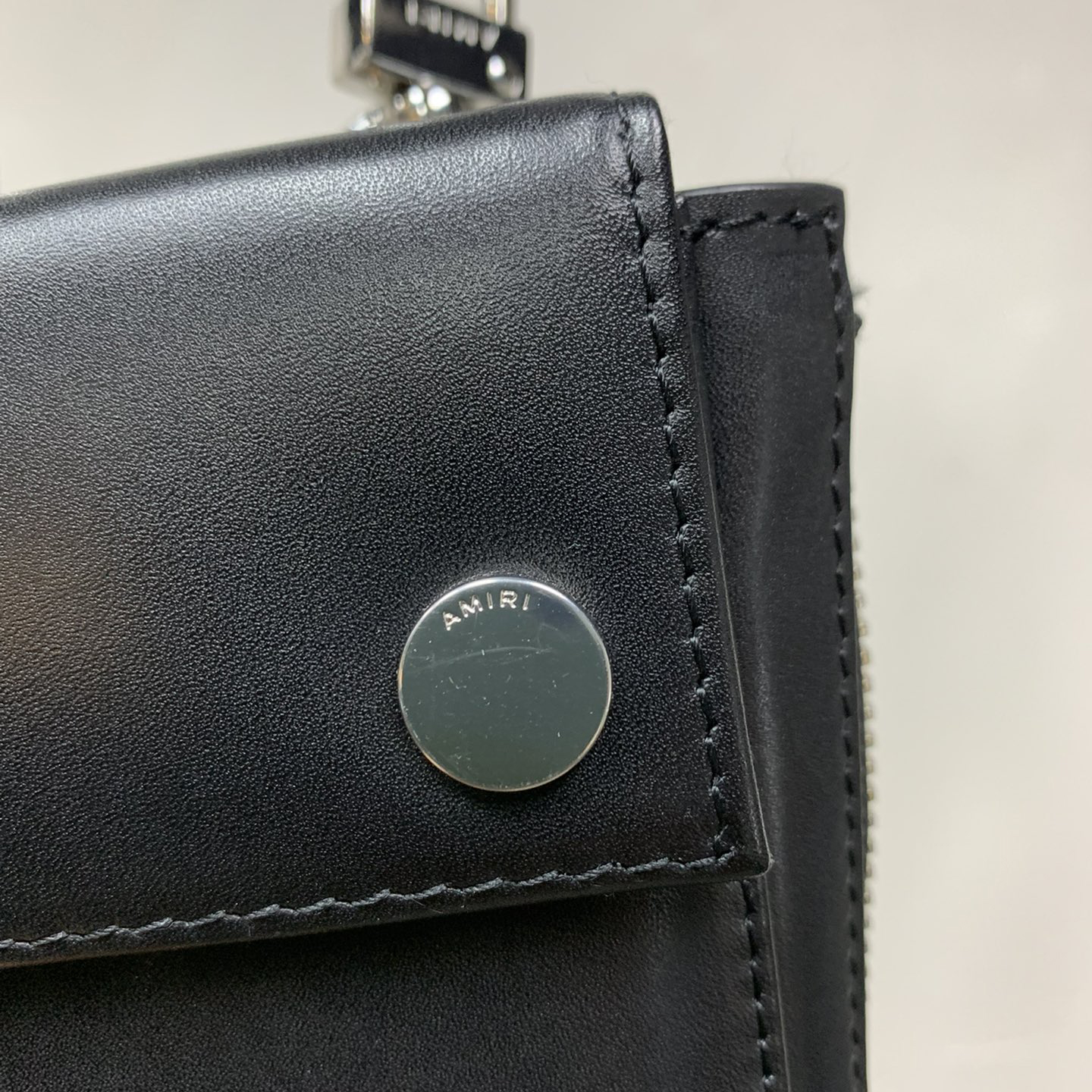 Amiri Black Leather Harness Bag - DopestKickz