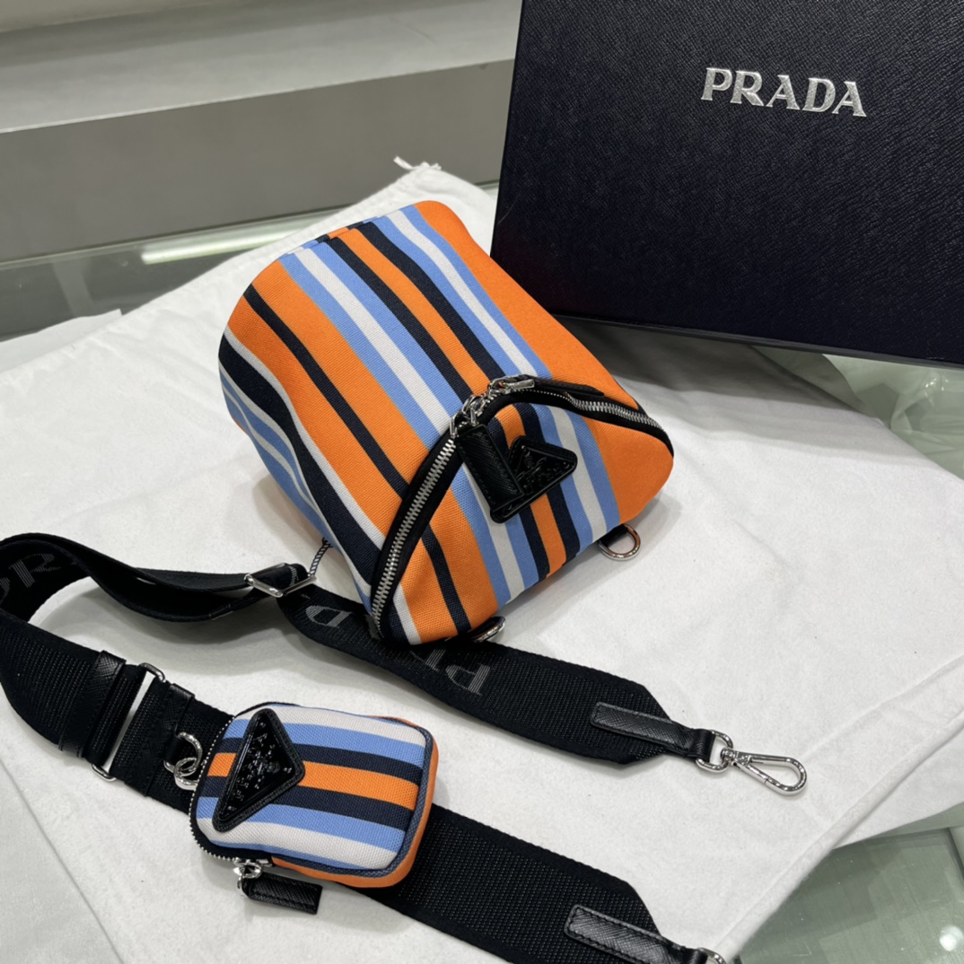 Prada Printed Canvas Shoulder Bag(21-15-15cm)   2VH147 - DopestKickz