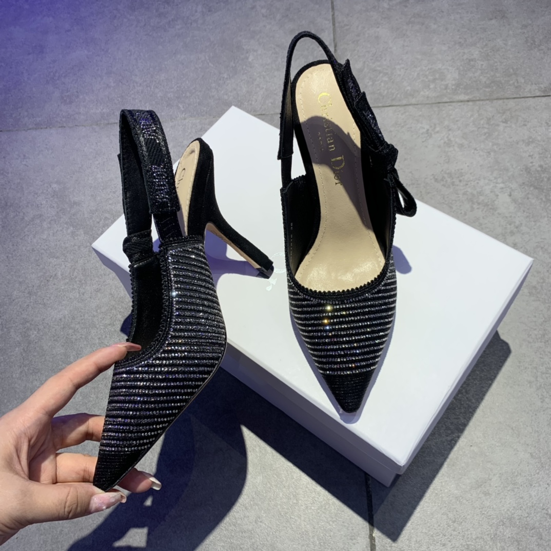 Dior J'Adior Slingback Pump With Heel Height Of 9.5cm - DopestKickz