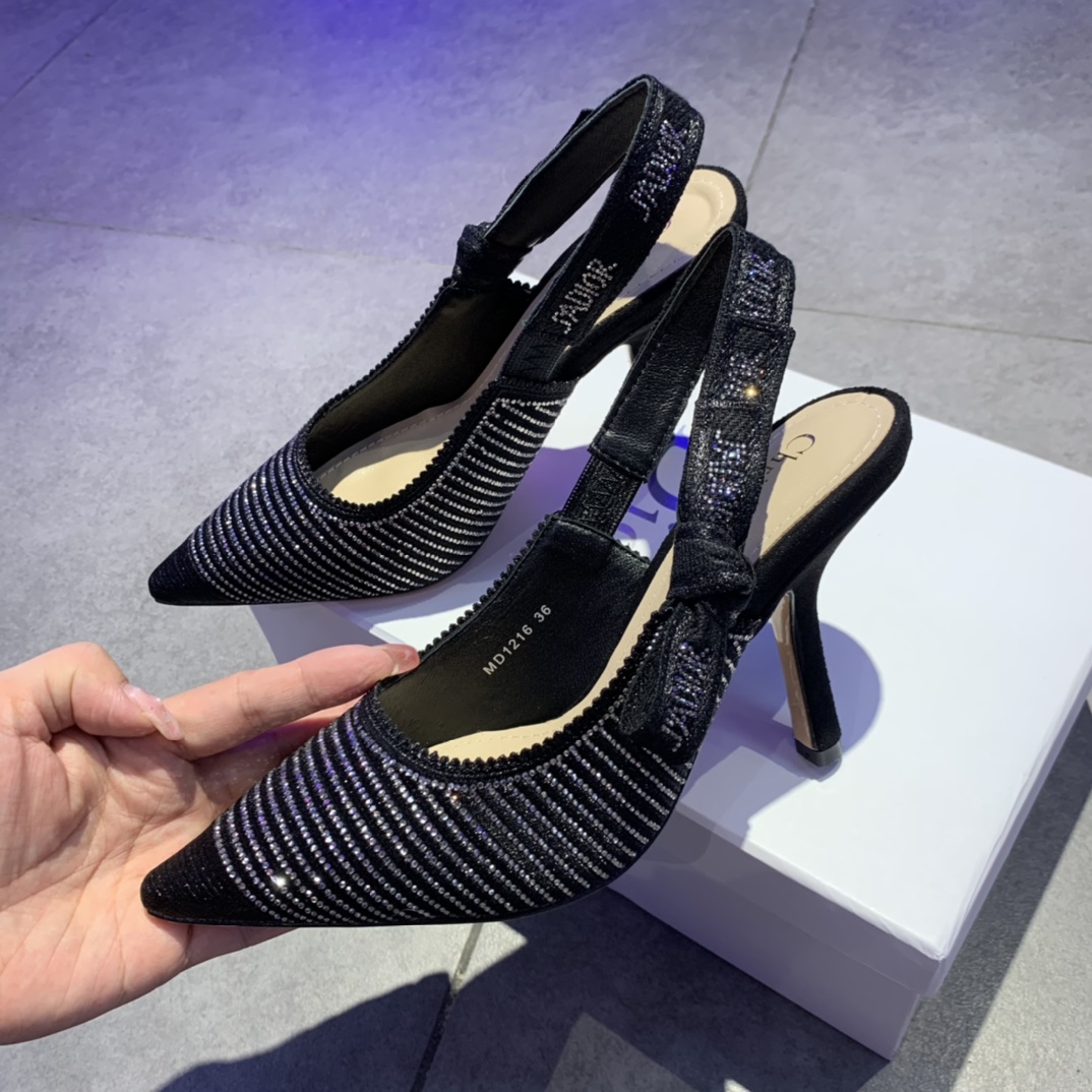 Dior J'Adior Slingback Pump With Heel Height Of 9.5cm - DopestKickz