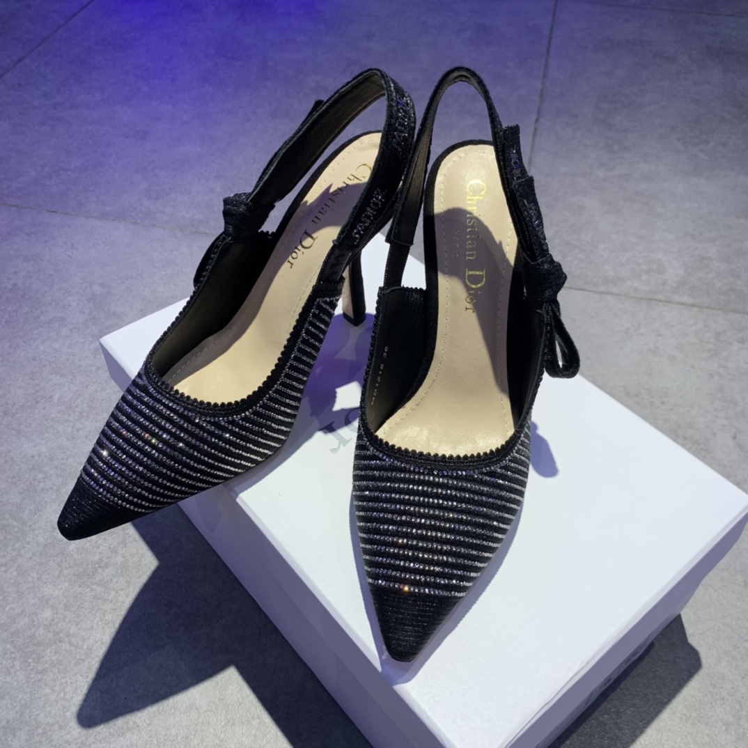 Dior J'Adior Slingback Pump With Heel Height Of 9.5cm - DopestKickz