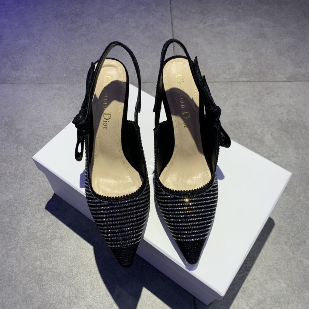Dior J'Adior Slingback Pump With Heel Height Of 9.5cm - DopestKickz
