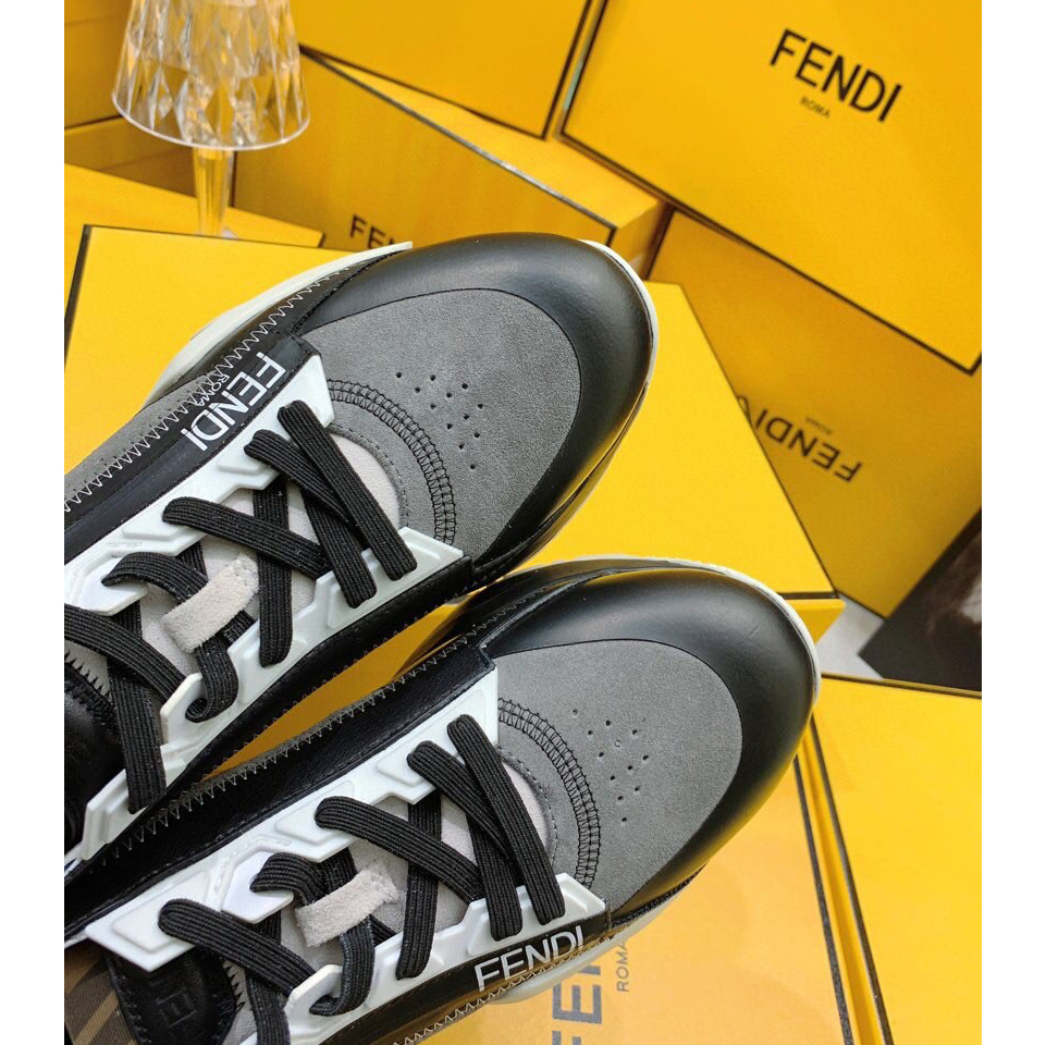 Fendi Flow Beige Suede Low-Tops Sneakers - DopestKickz
