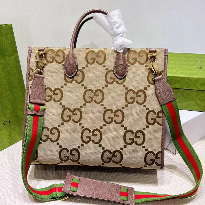 Gucci Tote Bag With Jumbo GG(37-32.5-15cm) - DopestKickz