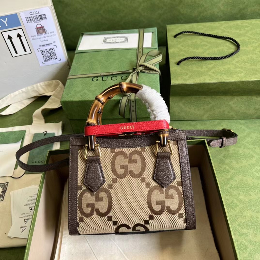 Gucci Diana Jumbo GG Mini Tote Bag(20-16-10CM) - DopestKickz