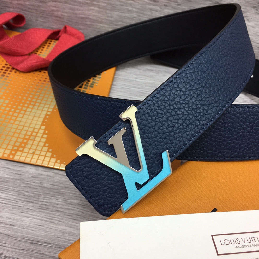 Louis Vuitton Shape 40MM Reversible Belt - DopestKickz