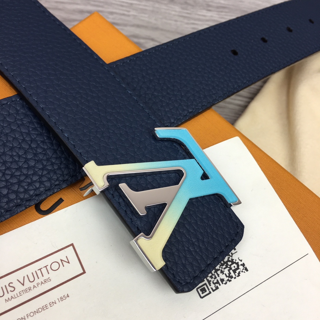 Louis Vuitton Shape 40MM Reversible Belt - DopestKickz