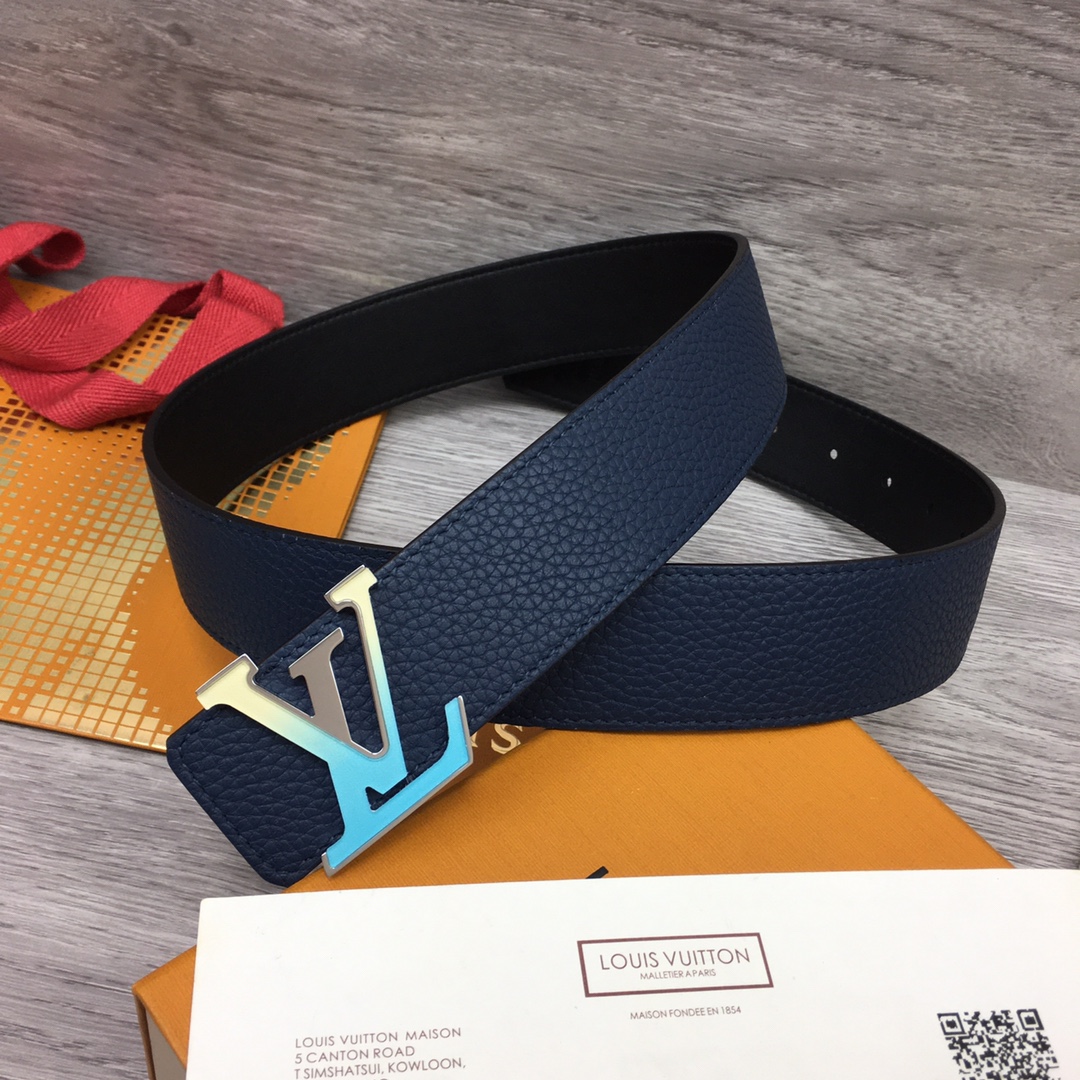 Louis Vuitton Shape 40MM Reversible Belt - DopestKickz