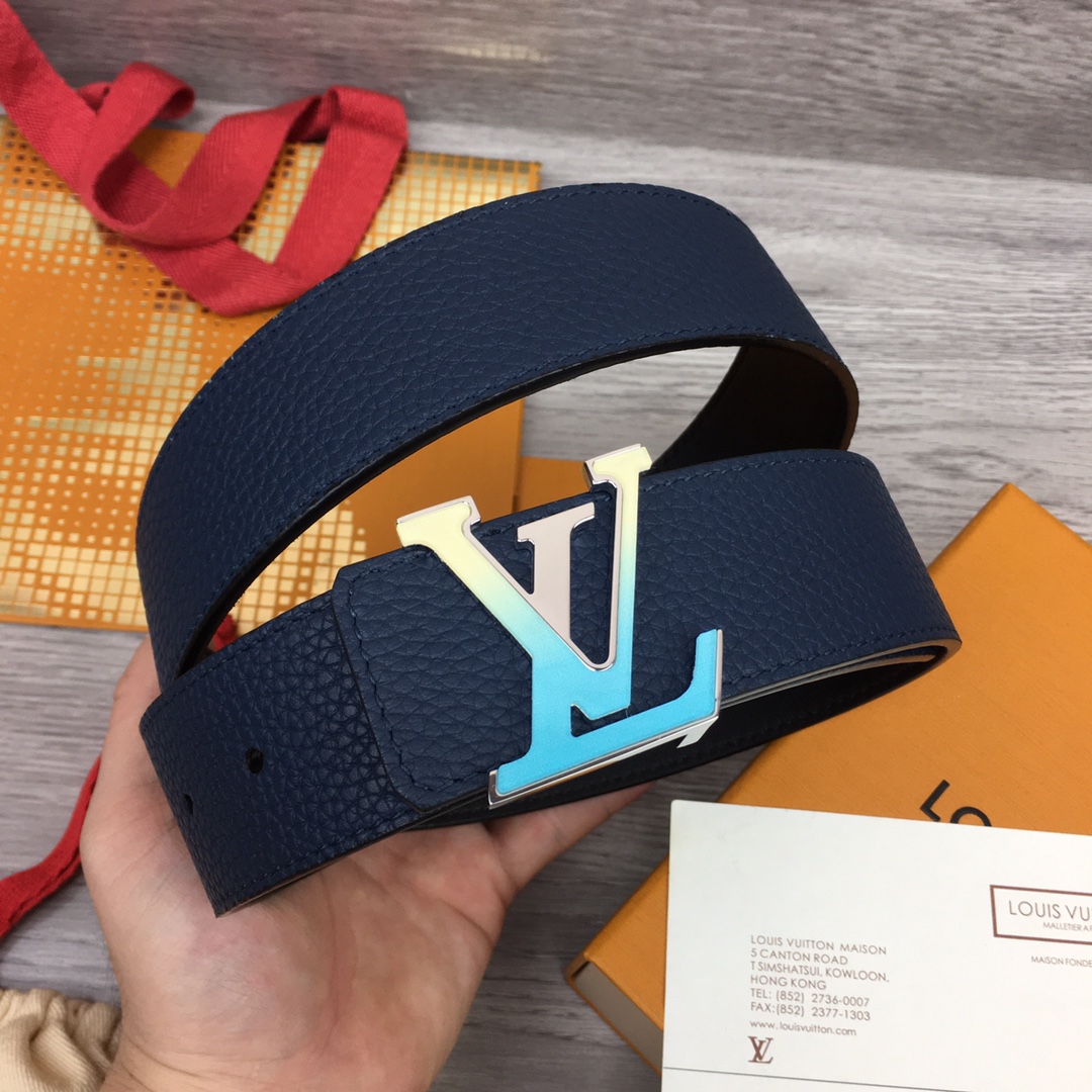Louis Vuitton Shape 40MM Reversible Belt - DopestKickz