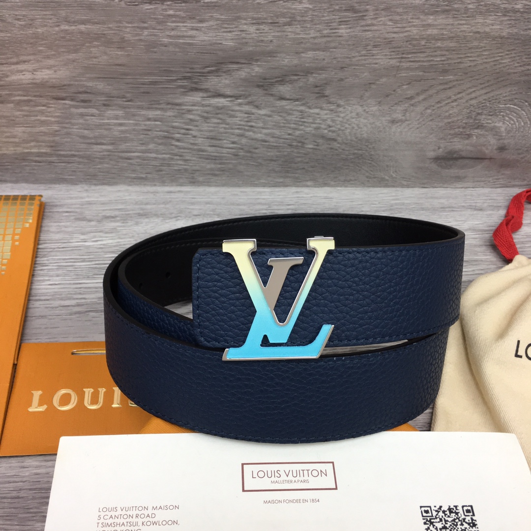 Louis Vuitton Shape 40MM Reversible Belt - DopestKickz