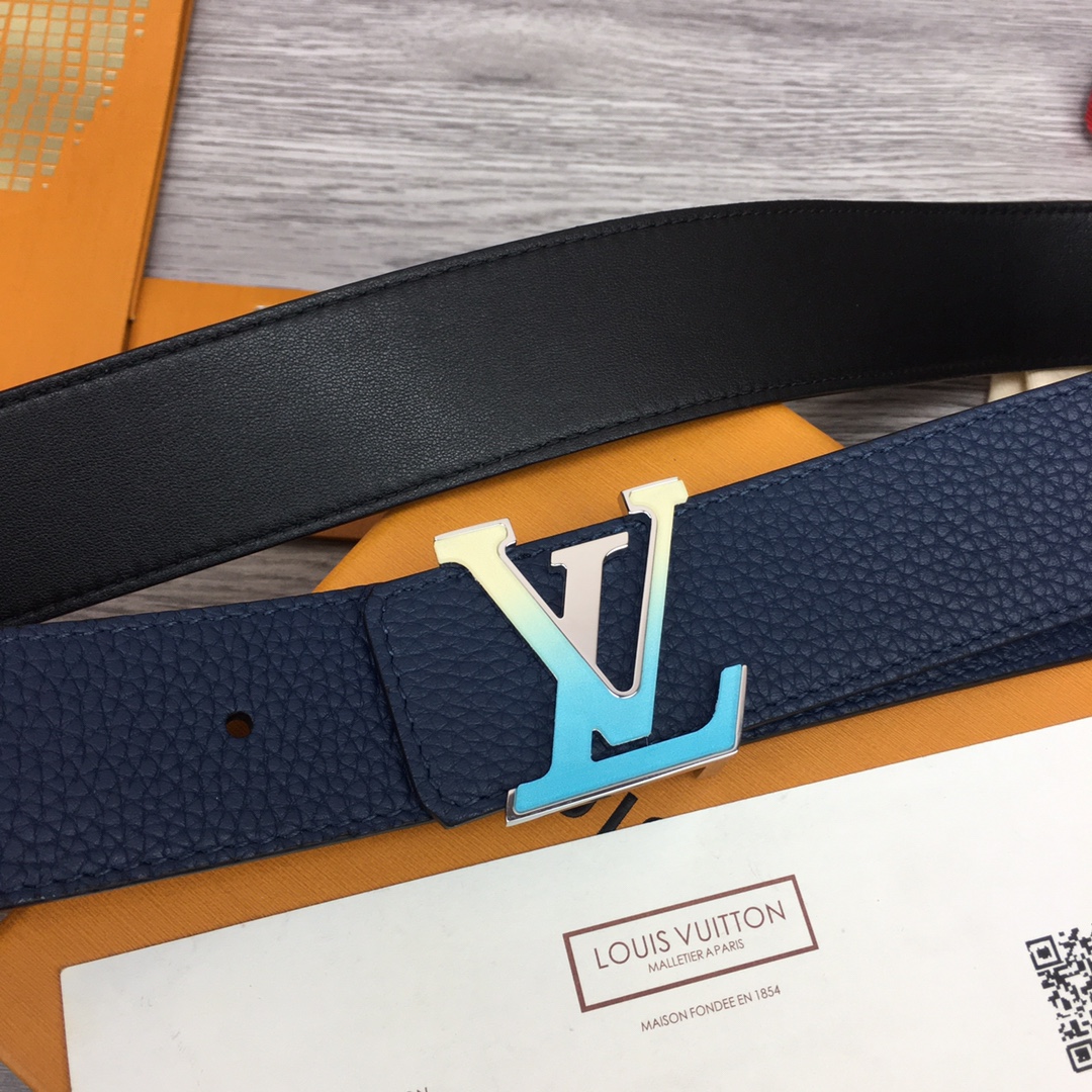 Louis Vuitton Shape 40MM Reversible Belt - DopestKickz