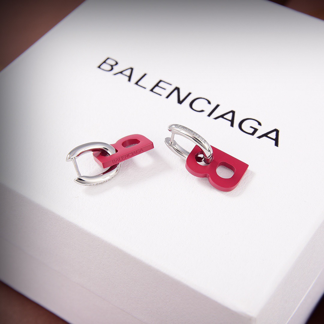 Balenciaga B Chain XS Earrings - DopestKickz