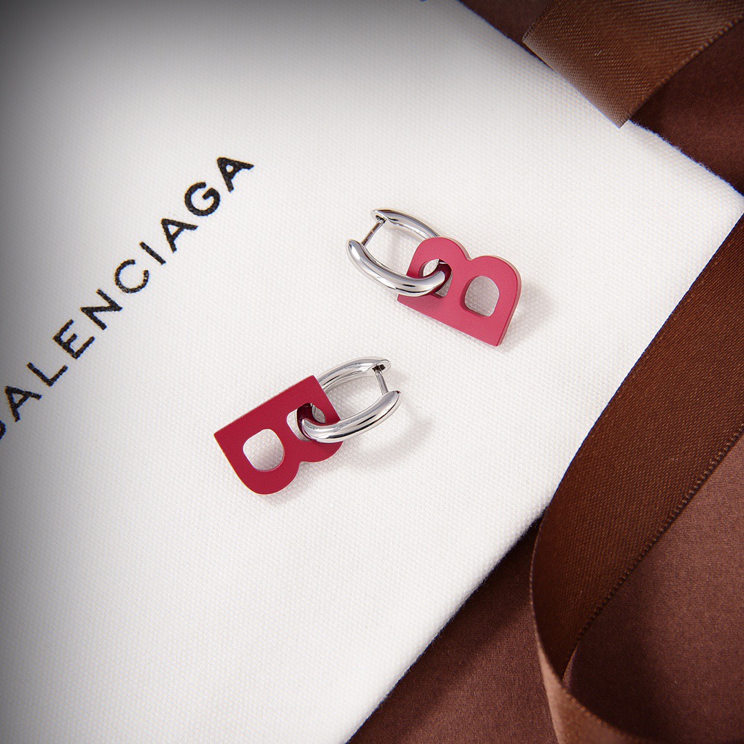 Balenciaga B Chain XS Earrings - DopestKickz