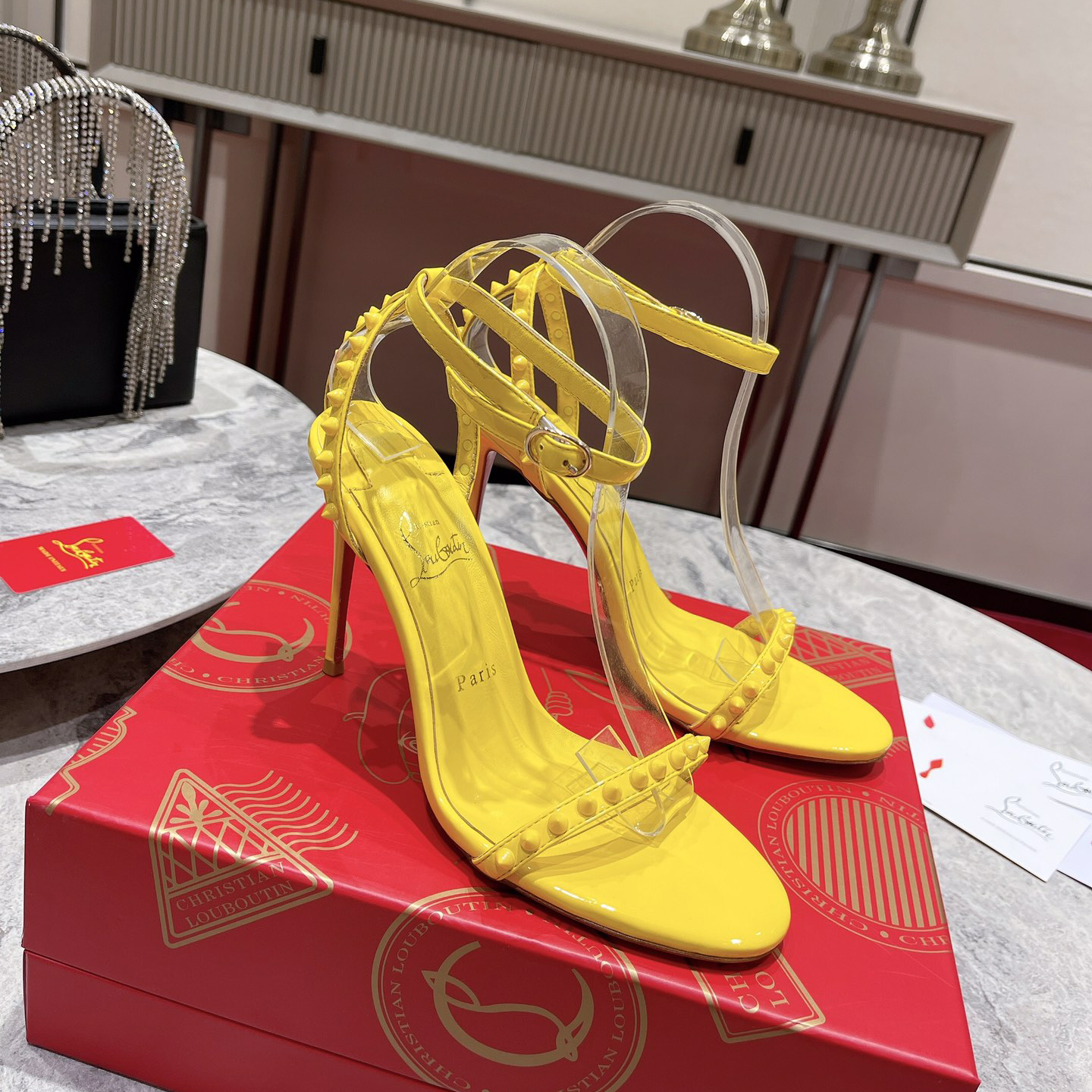 Christian Louboutin So Me Sandal 100MM - DopestKickz