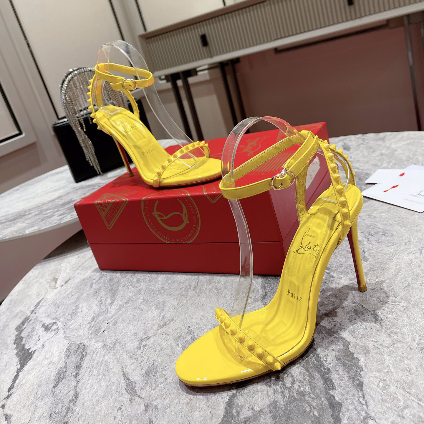 Christian Louboutin So Me Sandal 100MM - DopestKickz