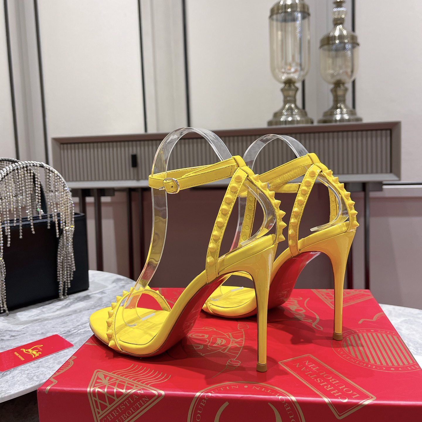 Christian Louboutin So Me Sandal 100MM - DopestKickz