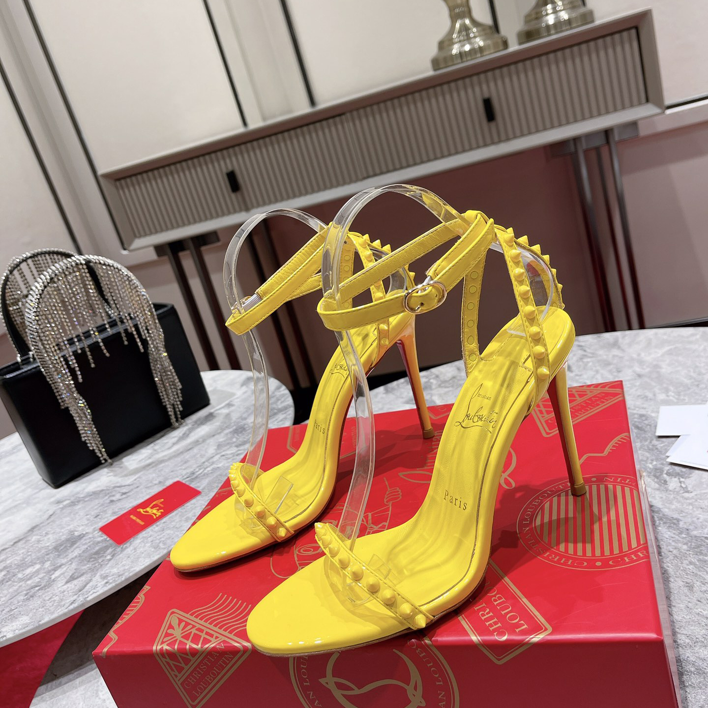 Christian Louboutin So Me Sandal 100MM - DopestKickz