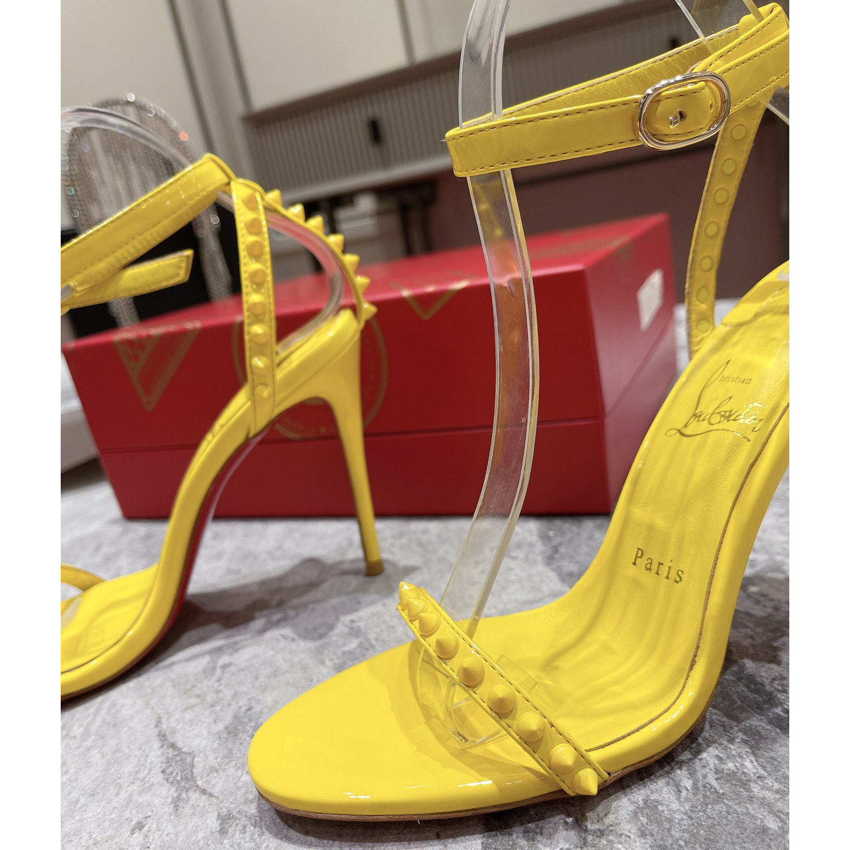 Christian Louboutin So Me Sandal 100MM - DopestKickz