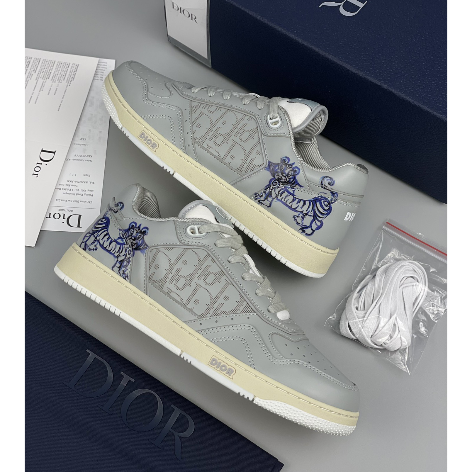 Dior B27 Dior And Kenny Scharf Low-Top Sneaker - DopestKickz