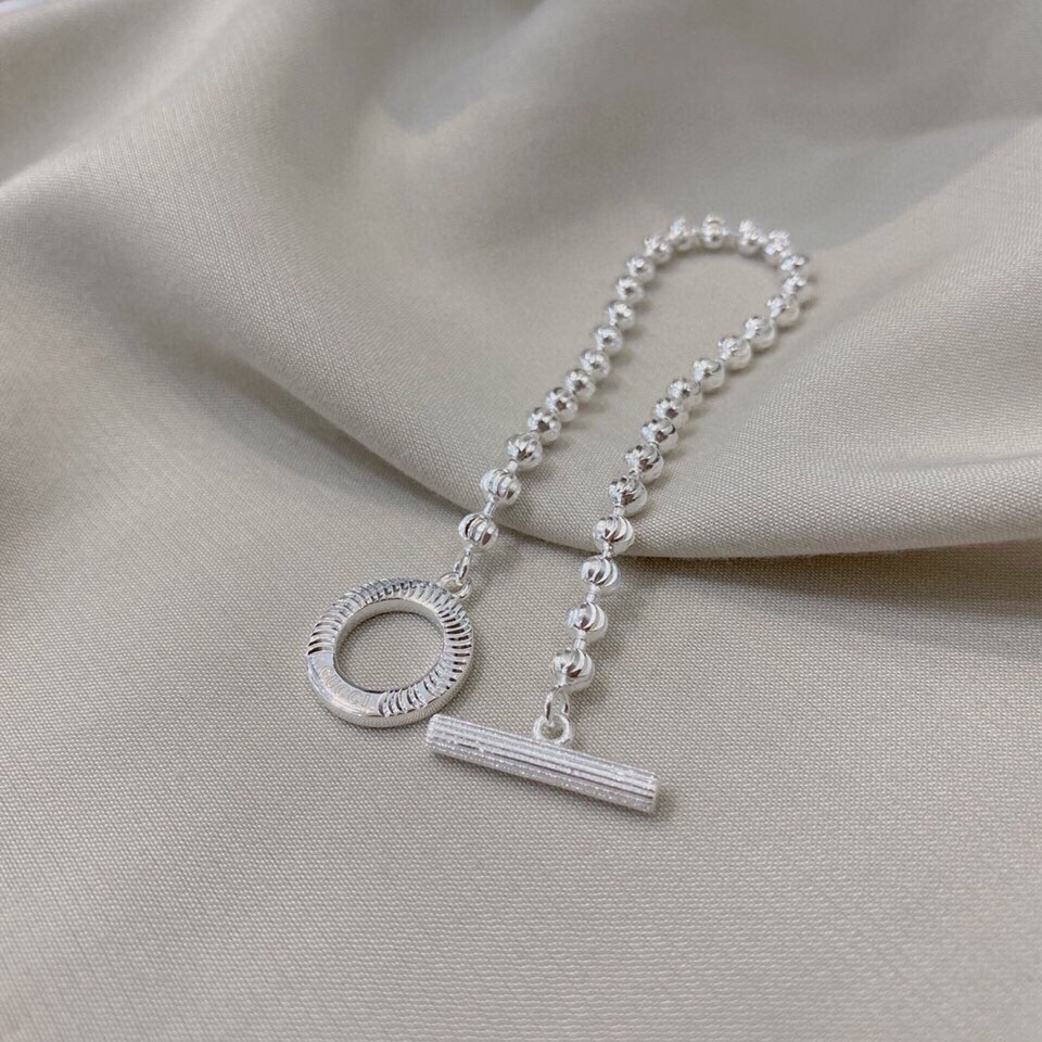 Gucci Silver Boule Chain Bracelet - DopestKickz