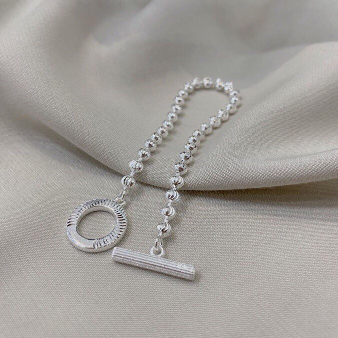 Gucci Silver Boule Chain Bracelet - DopestKickz