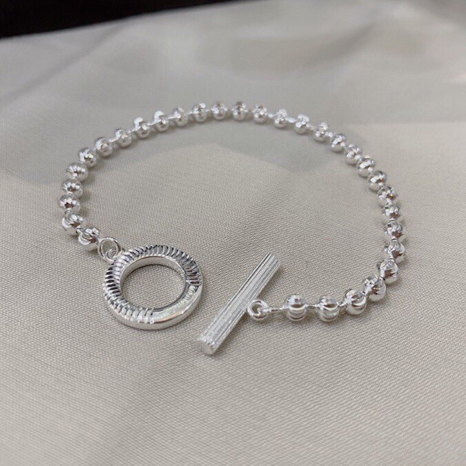 Gucci Silver Boule Chain Bracelet - DopestKickz
