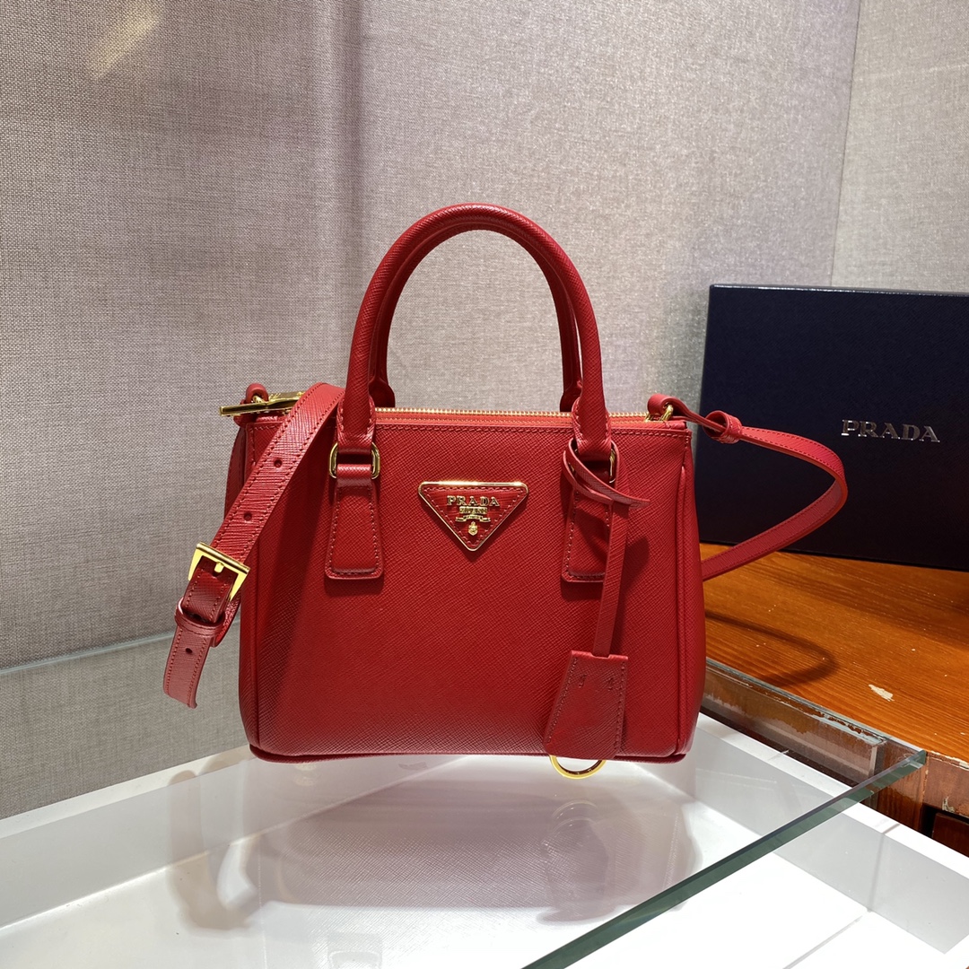 Prada Galleria Saffiano Leather Micro-Bag(20-14.5-9.5cm)   1BA906 - DopestKickz