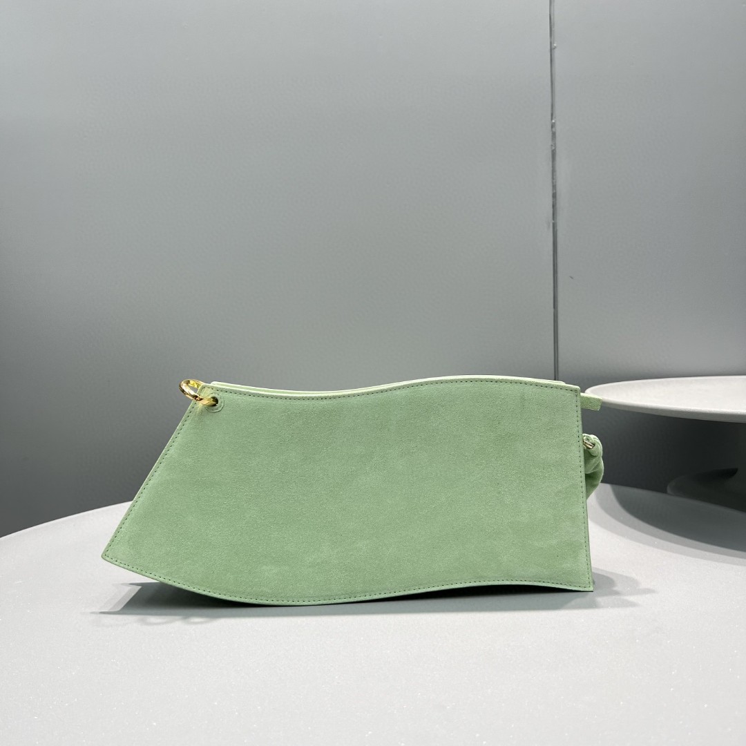 Jacquemus La Vague Ocean Curve Shoulder Bag(33-14.5-6cm) - DopestKickz