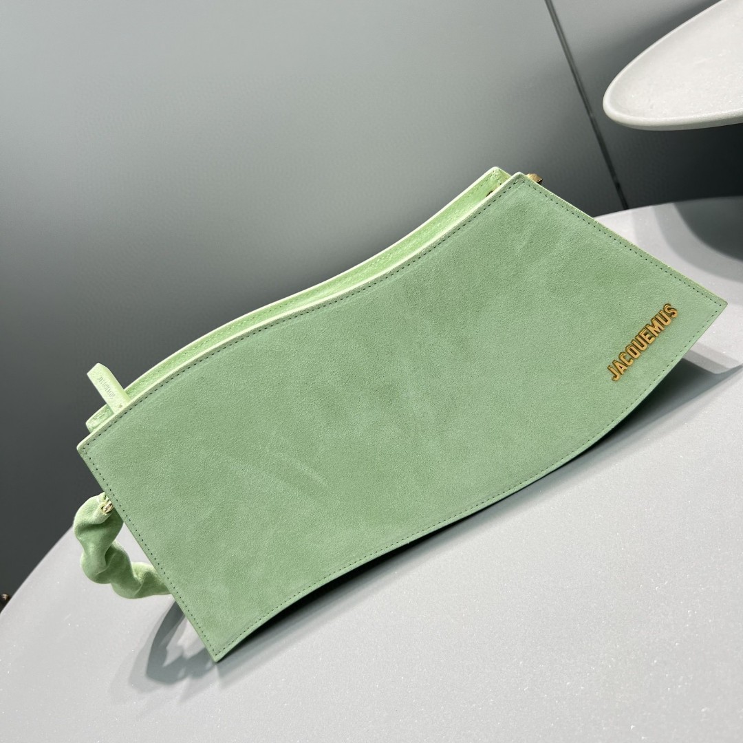 Jacquemus La Vague Ocean Curve Shoulder Bag(33-14.5-6cm) - DopestKickz