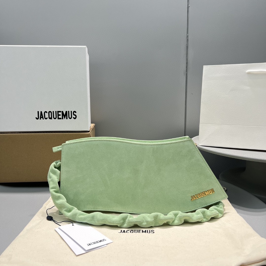Jacquemus La Vague Ocean Curve Shoulder Bag(33-14.5-6cm) - DopestKickz