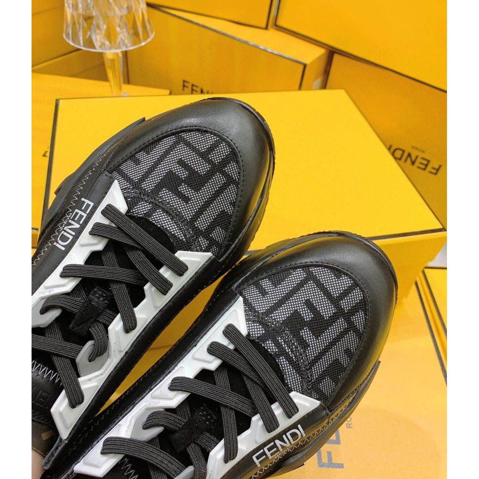 Fendi Flow Beige Suede Low-Tops Sneakers - DopestKickz