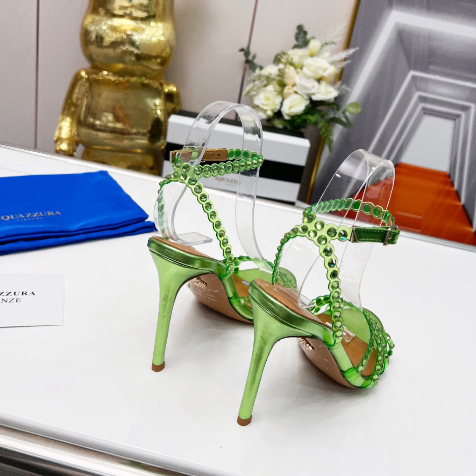 Aquazzura Tequila Plexi Sandal 105 - DopestKickz