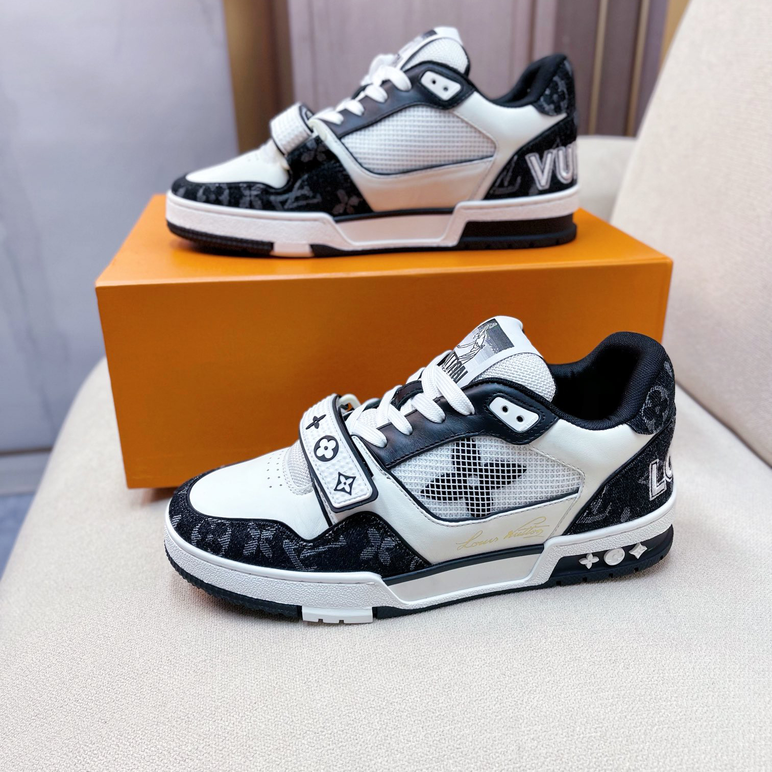 Louis Vuitton Trainer Sneaker(upon UK size) - DopestKickz