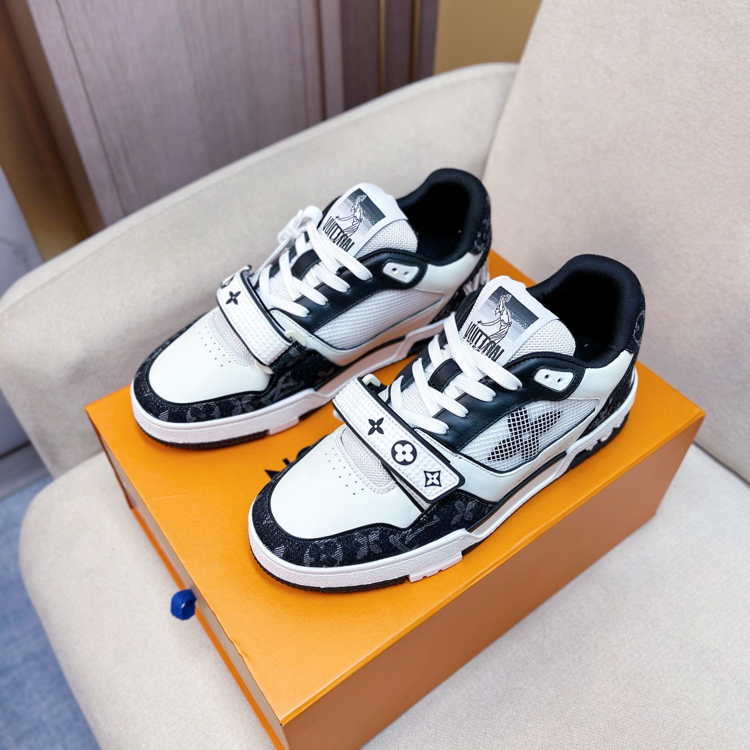 Louis Vuitton Trainer Sneaker(upon UK size) - DopestKickz