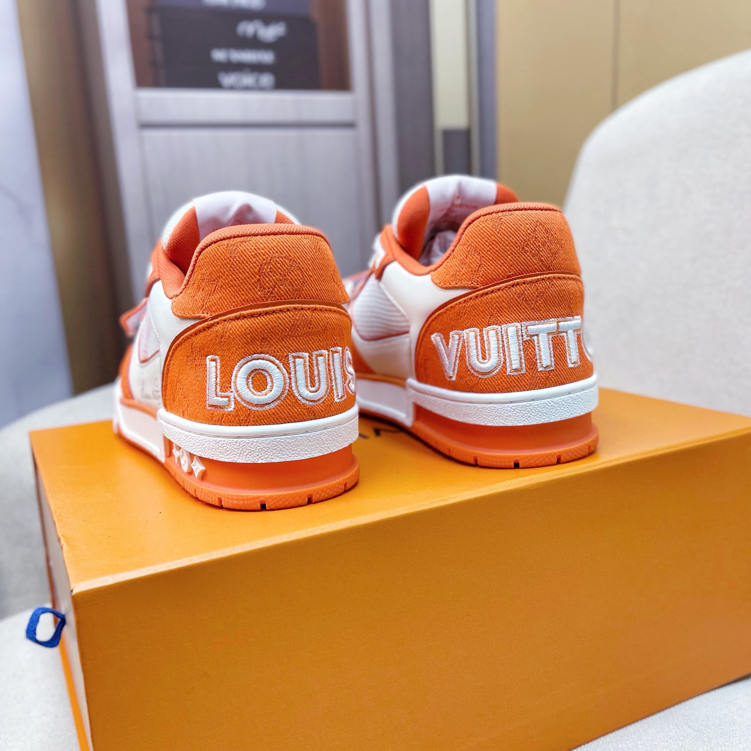 Louis Vuitton Trainer Sneaker(upon uk size) - DopestKickz