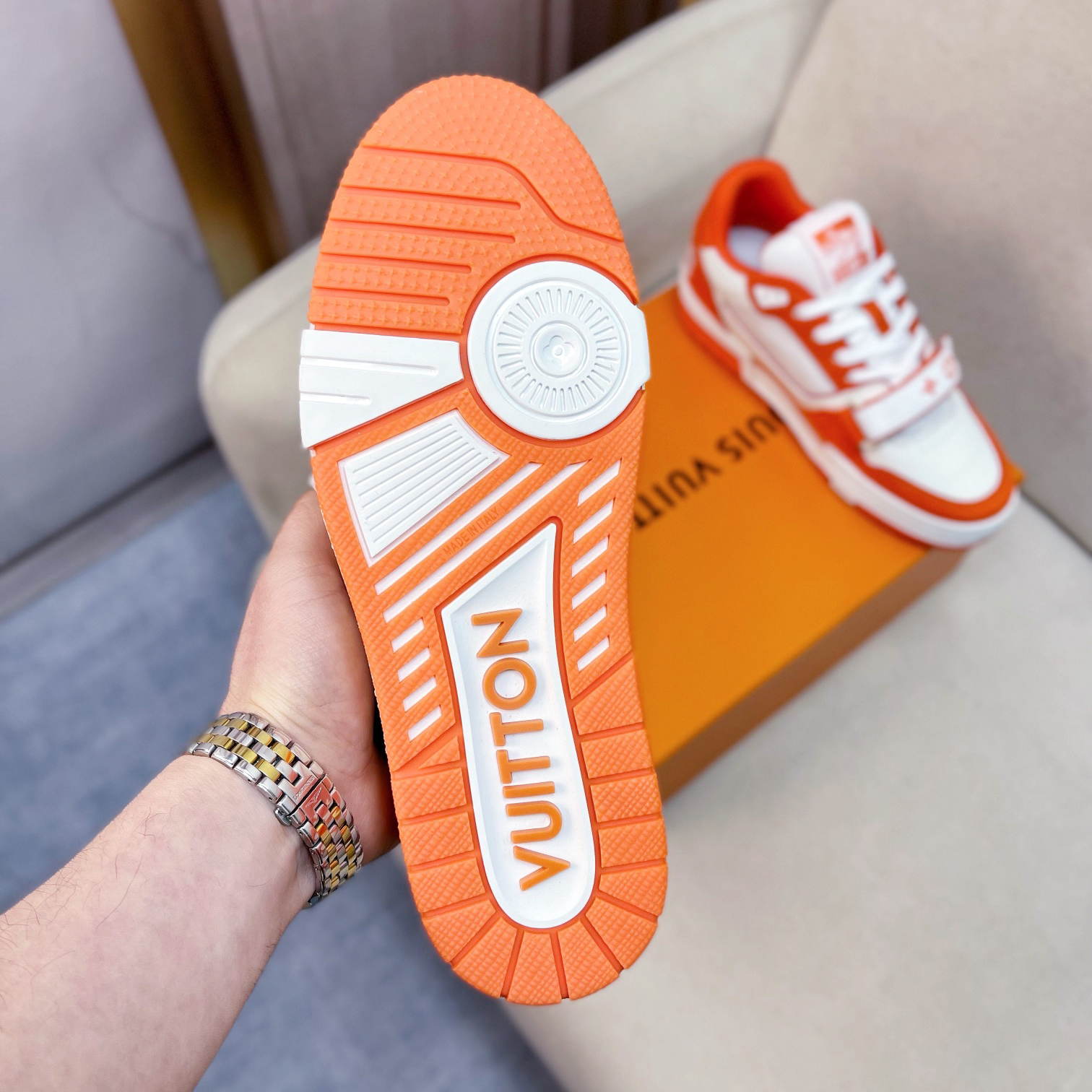 Louis Vuitton Trainer Sneaker(upon uk size) - DopestKickz