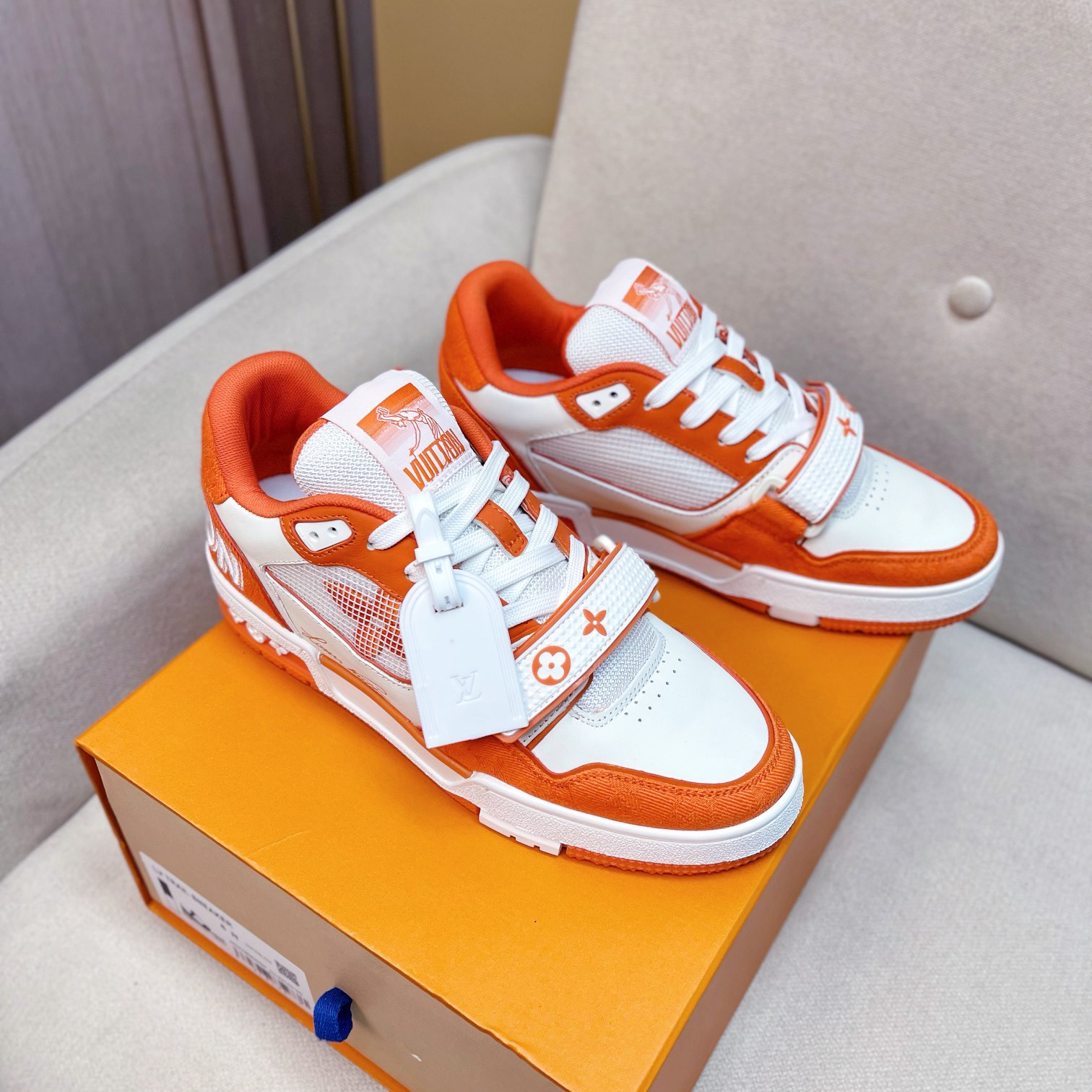 Louis Vuitton Trainer Sneaker(upon uk size) - DopestKickz