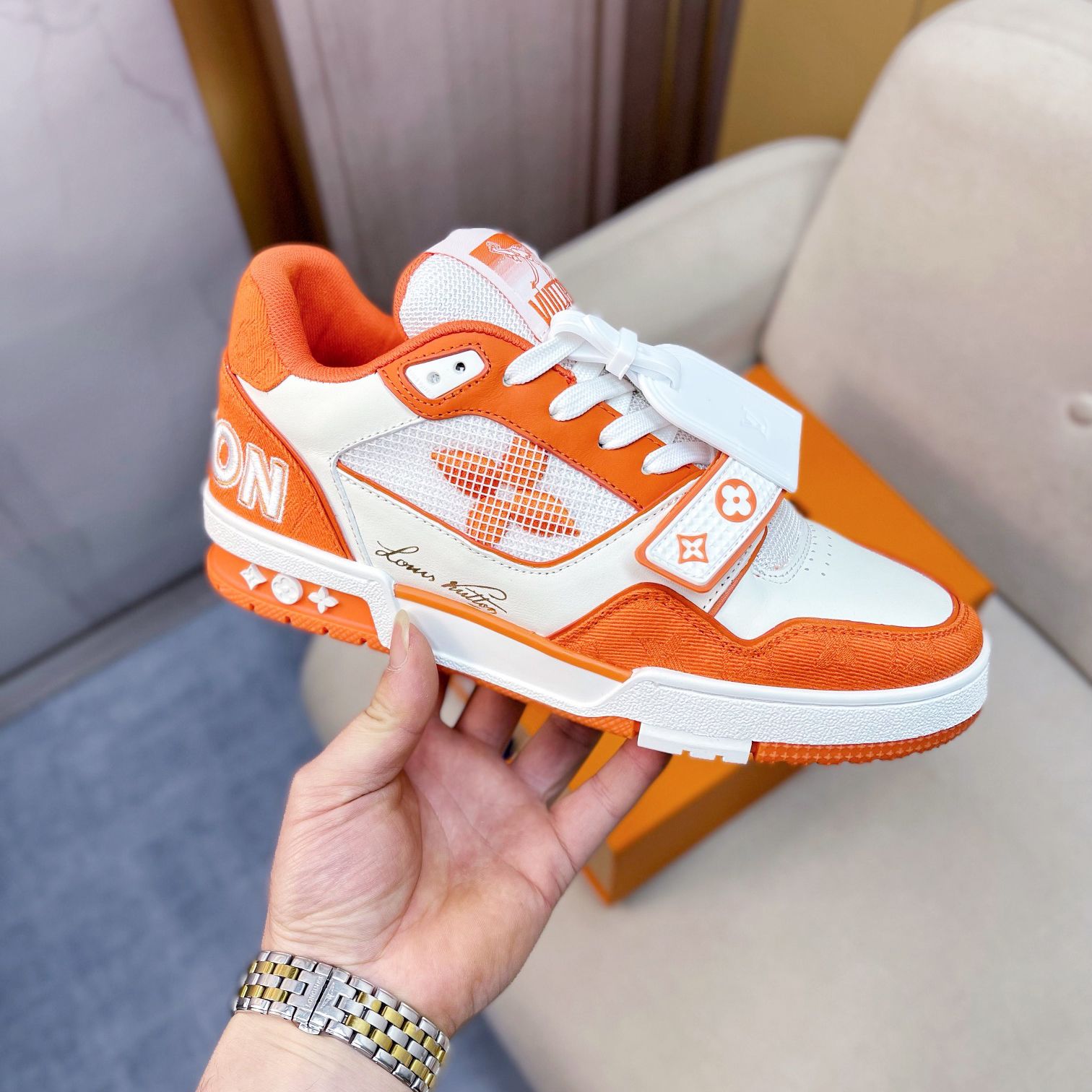 Louis Vuitton Trainer Sneaker(upon uk size) - DopestKickz