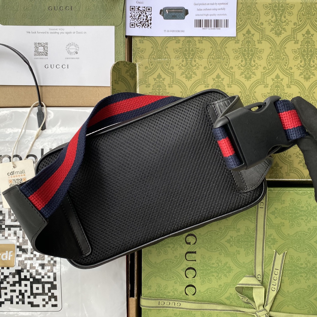 Gucci GG Black Belt Bag(24-14-5CM) - DopestKickz
